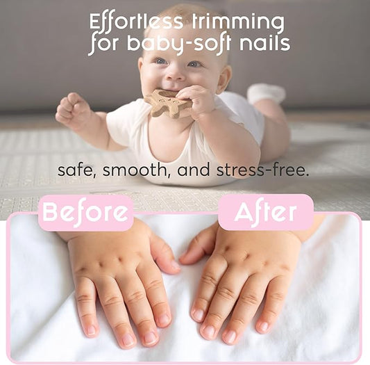 Electric Baby Nail Trimmer – Safe, Gentle Nail File for Newborns & Toddlers