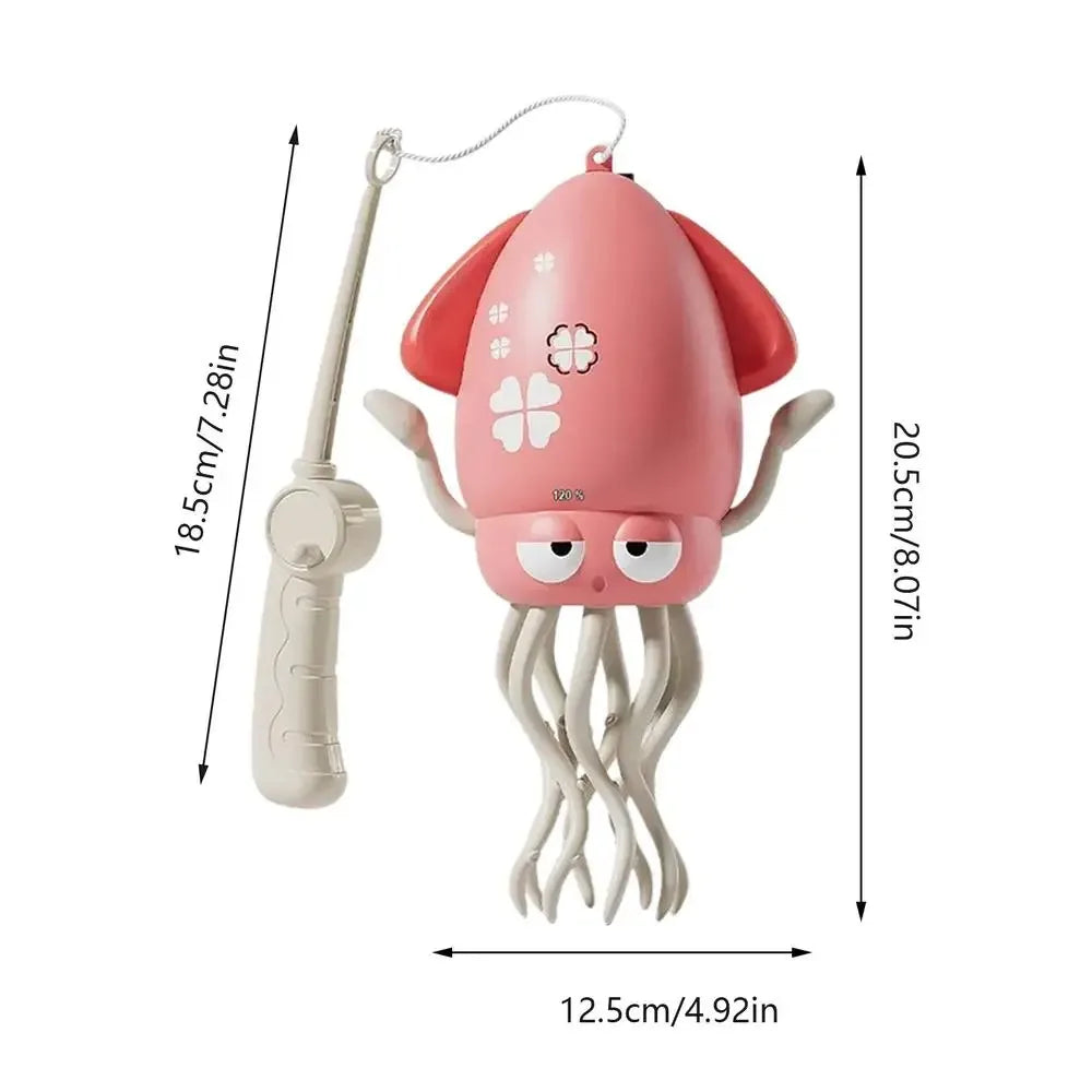 Electric Crawling Squid Toy — Musical, Light-Up Floor Buddy That Turns Tummy Time into a Chase Game