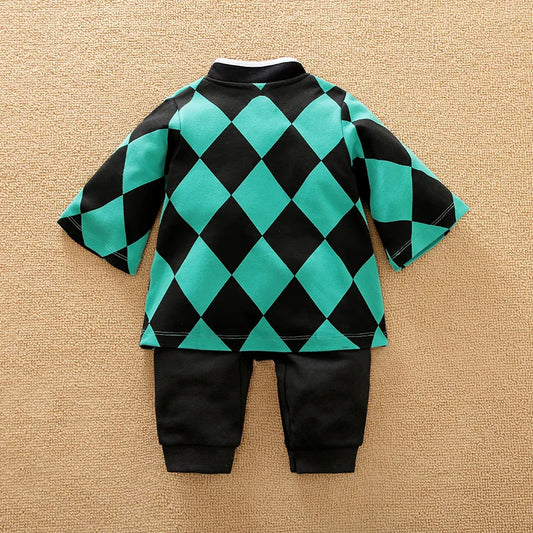 Newborn Clothes Handsome Cosplay Cotton Comfortable Soft 0-18 Boys And Girls Spring And Autumn Long Sleeved Baby Jumpsuit