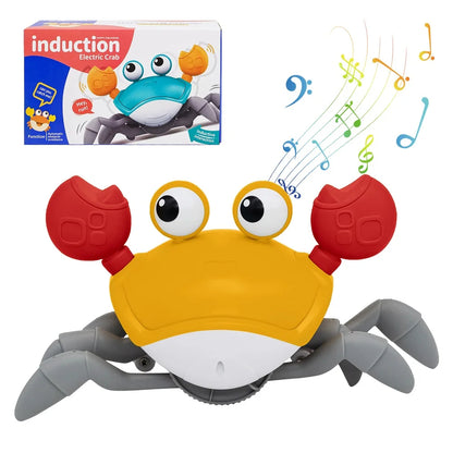 Crawling Crab Baby Toy – Tummy Time Chase Toy That Encourages Crawling