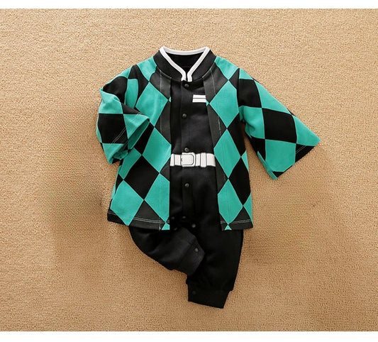 Newborn Clothes Handsome Cosplay Cotton Comfortable Soft 0-18 Boys And Girls Spring And Autumn Long Sleeved Baby Jumpsuit