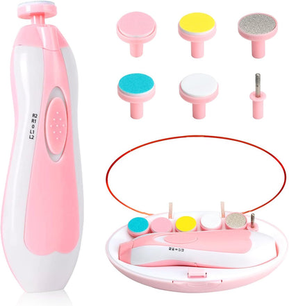 Electric Baby Nail Trimmer Kit – Turn Stressful Nail Trims into Quiet Moments