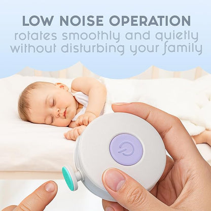 Electric Baby Nail Trimmer – Safe, Gentle Nail File for Newborns & Toddlers