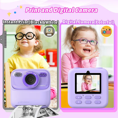 Kids Instant Print Camera– Snap, Record & Print Photos In Seconds