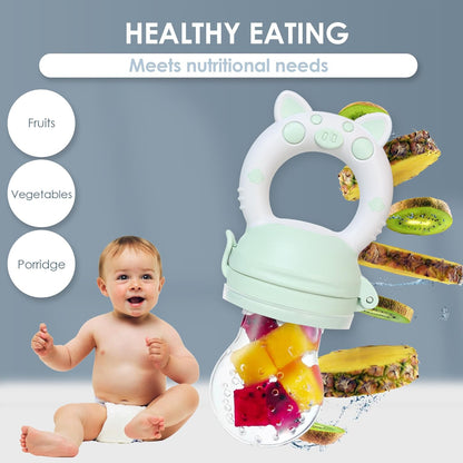 Baby Fruit Feeder Pacifier – Turn First Foods into “Snack & Soothe” Time