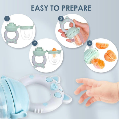 Baby Fruit Feeder Pacifier – Turn First Foods into “Snack & Soothe” Time