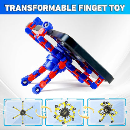 Transformable Fidget Spinner– Shape-Shift, Spin & Satisfy Fidgety Hands