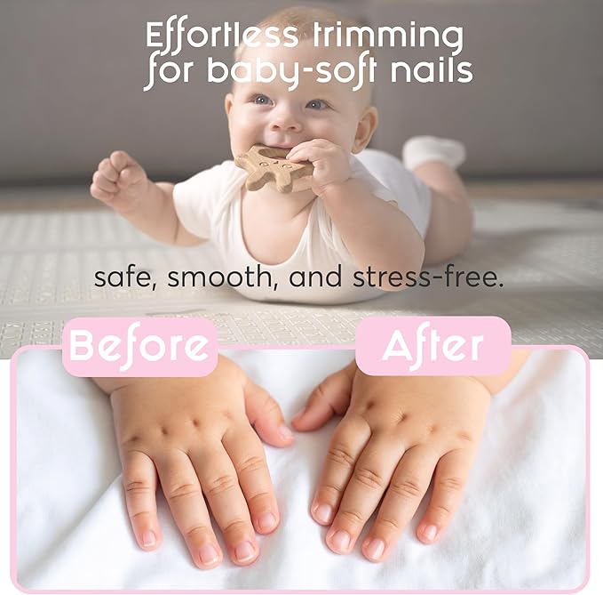 Electric Baby Nail Trimmer – Safe, Gentle Nail File for Newborns & Toddlers