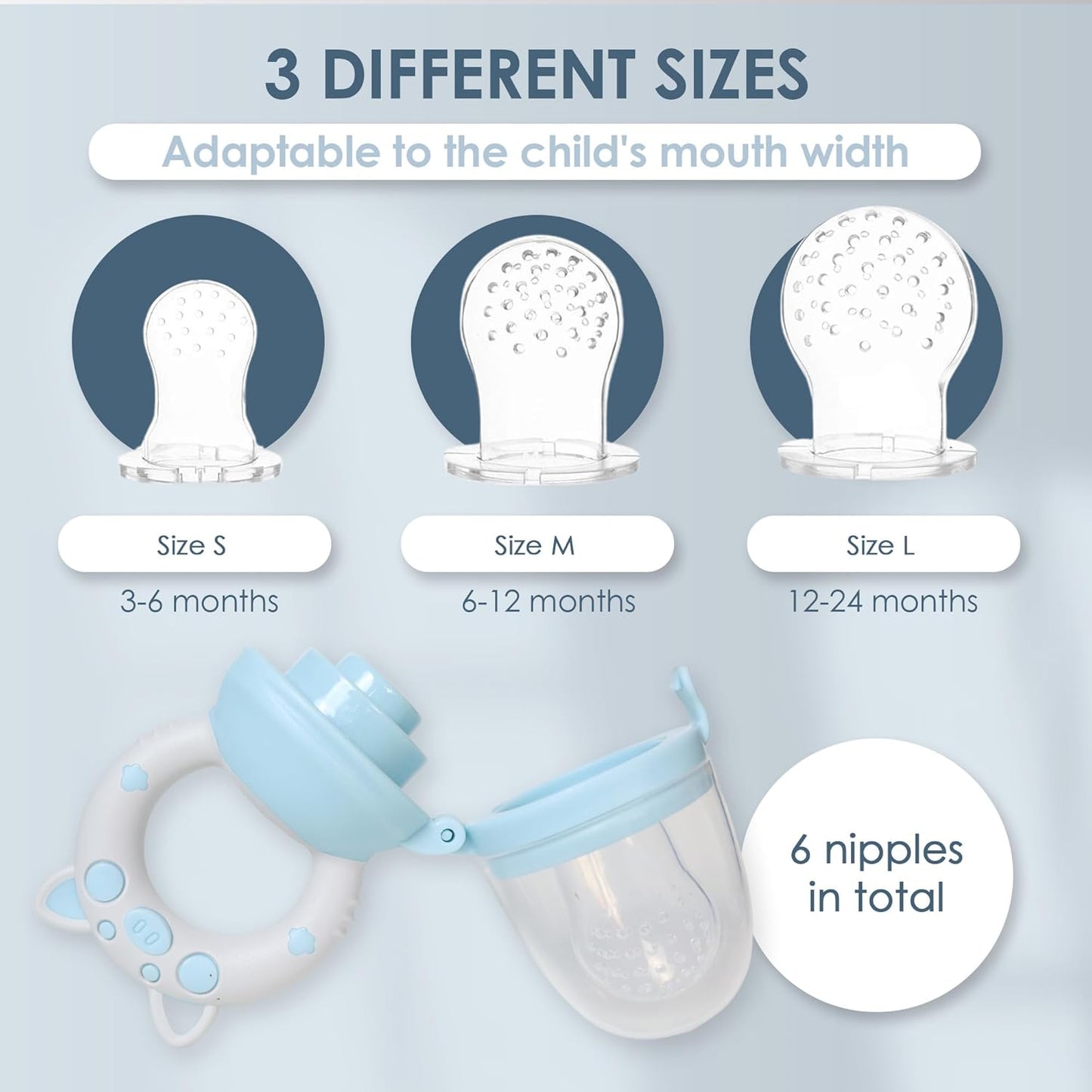 Baby Fruit Feeder Pacifier – Turn First Foods into “Snack & Soothe” Time