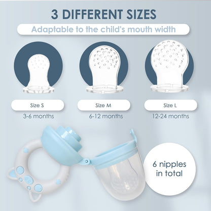 Baby Fruit Feeder Pacifier – Turn First Foods into “Snack & Soothe” Time