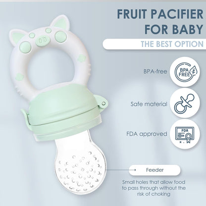 Baby Fruit Feeder Pacifier – Turn First Foods into “Snack & Soothe” Time