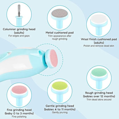 Electric Baby Nail Trimmer Kit – Turn Stressful Nail Trims into Quiet Moments