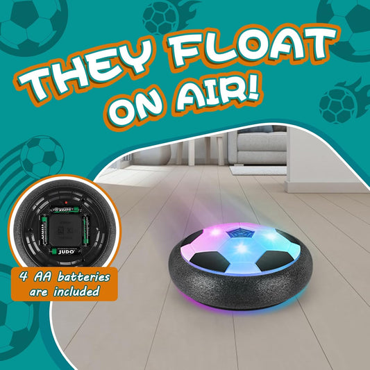 Hover Soccer Ball Toy with LED Lights – Turn Your Living Room into a Indoor Soccer Arena