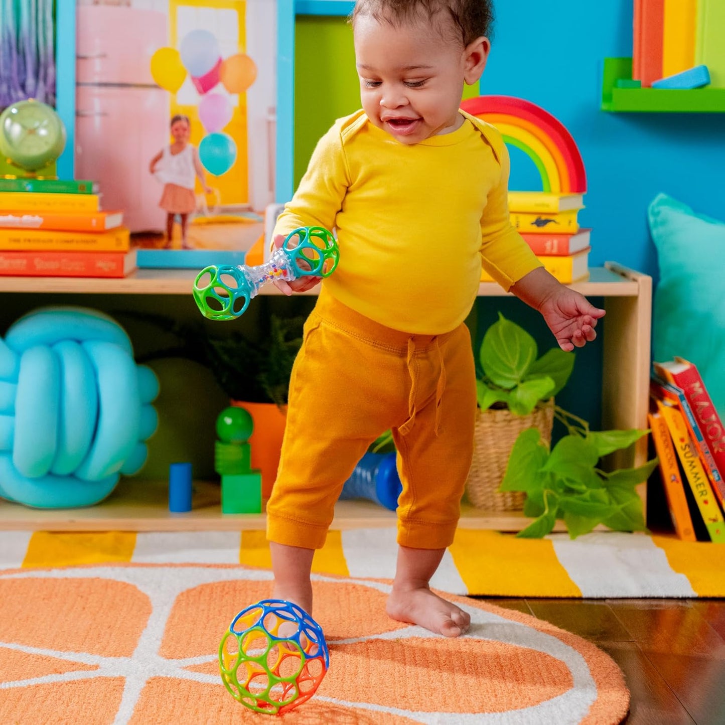 Shaker & Ball Duo – Lightweight Rattles For New Little Hands