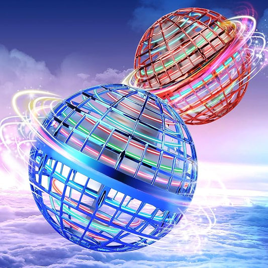 Flying Ball Boomerang Flyorb Magic With LED Lights Drone Hover Ball Fly Nova Orb Flying Spinner Fidget Toys Children Family Gift