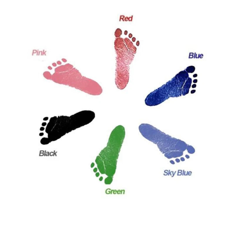 Baby Handprint & Footprint Inkless Ink Pad Kit – Mess-Free Newborn Keepsake (Single Pad Set)
