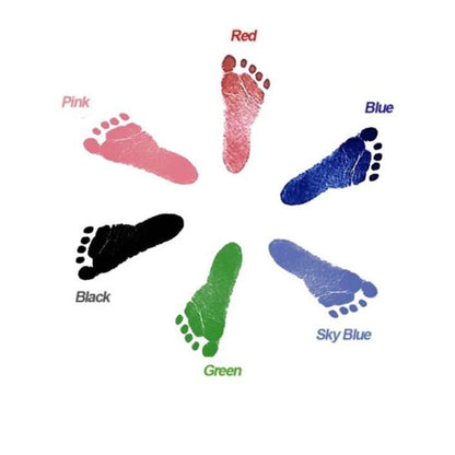 Baby Handprint & Footprint Inkless Ink Pad Kit – Mess-Free Newborn Keepsake (Single Pad Set)