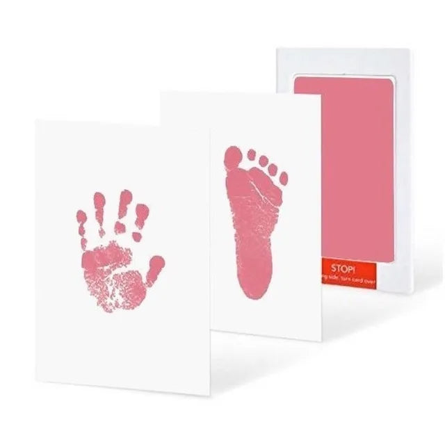 Baby Handprint & Footprint Inkless Ink Pad Kit – Mess-Free Newborn Keepsake (Single Pad Set)