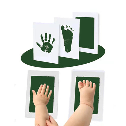 Baby Handprint & Footprint Inkless Ink Pad Kit – Mess-Free Newborn Keepsake (Single Pad Set)