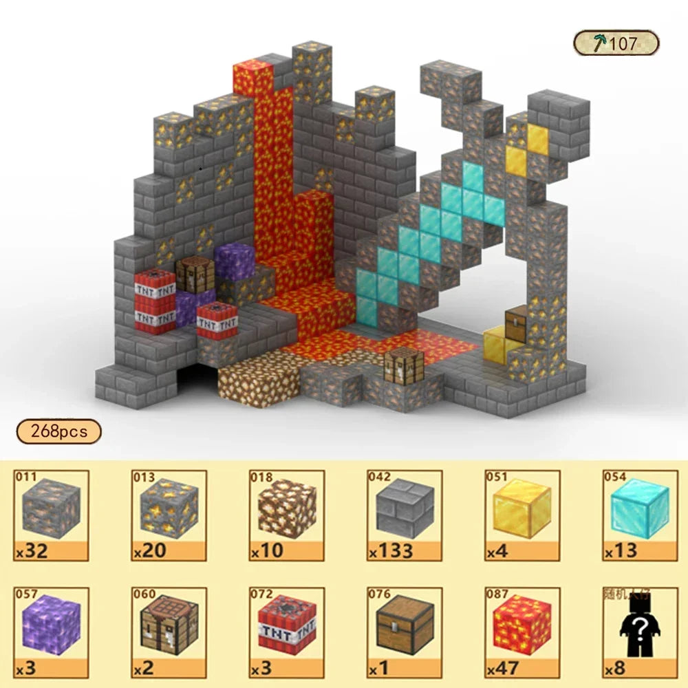 Little Sprout Planet Magnetic Mine World Cube Set — STEM Building Blocks for Kids (Age 3+)