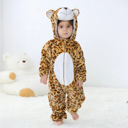 2024 Baby Kigurumi Stitch Dinosaur Cartoon Romper Infant Kids Animal Pajamas Jumpsuit Christmas Girls Boys Anime Cosplay Costume