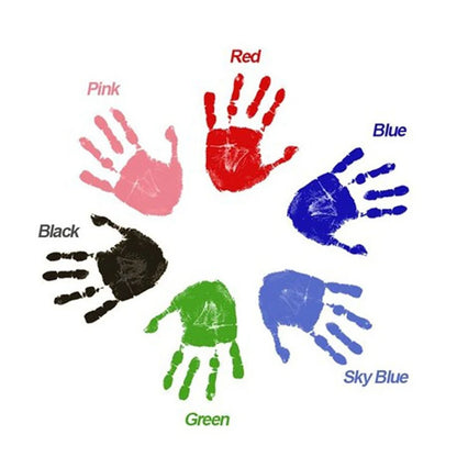 Baby Handprint & Footprint Inkless Ink Pad Kit – Mess-Free Newborn Keepsake (Single Pad Set)