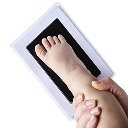 Baby Handprint & Footprint Inkless Ink Pad Kit – Mess-Free Newborn Keepsake (Single Pad Set)