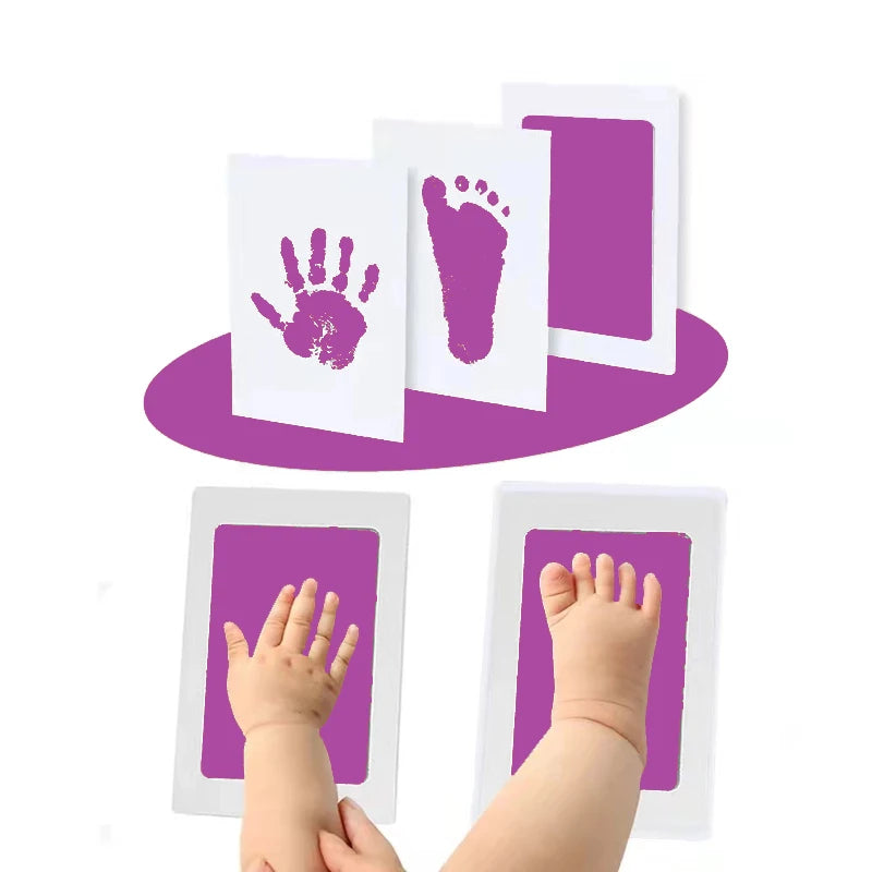 Baby Handprint & Footprint Inkless Ink Pad Kit – Mess-Free Newborn Keepsake (Single Pad Set)