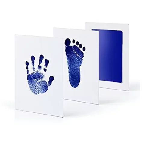 Baby Handprint & Footprint Inkless Ink Pad Kit – Mess-Free Newborn Keepsake (Single Pad Set)