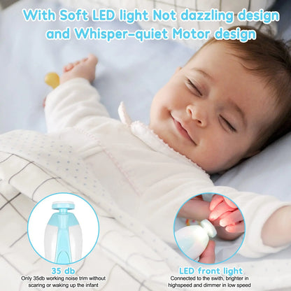 Electric Baby Nail Trimmer Kit – Turn Stressful Nail Trims into Quiet Moments