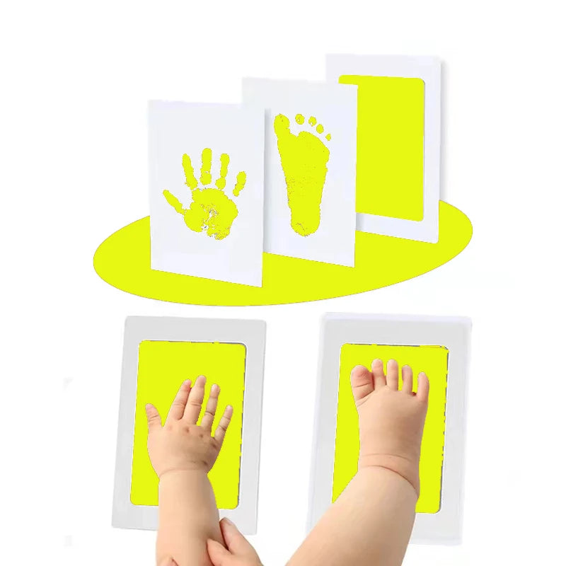 Baby Handprint & Footprint Inkless Ink Pad Kit – Mess-Free Newborn Keepsake (Single Pad Set)