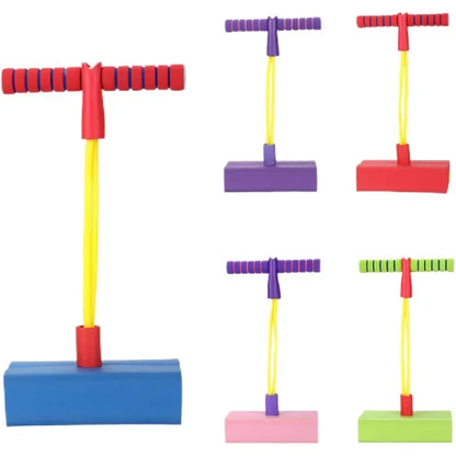 Foam Pogo Jumper& Boomerang For Kids – Indoor & Outdoor Squeaky Jumping Toy