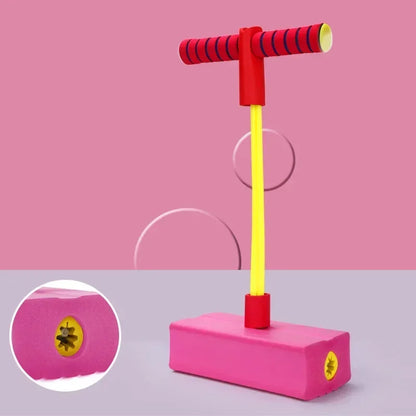 Foam Pogo Jumper& Boomerang For Kids – Indoor & Outdoor Squeaky Jumping Toy