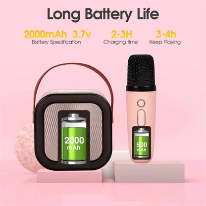 Kids Karaoke Party Machine – Light-Up Bluetooth Speaker For Duets & Dance-Alongs