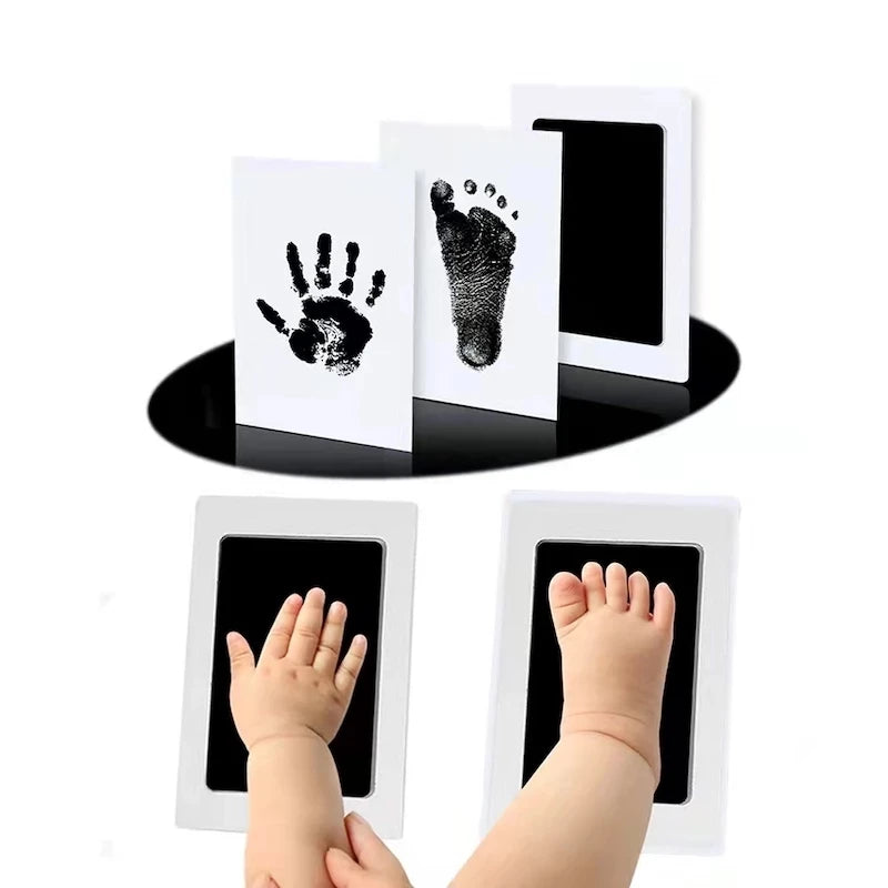 Baby Handprint & Footprint Inkless Ink Pad Kit – Mess-Free Newborn Keepsake (Single Pad Set)