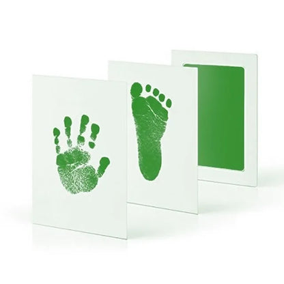 Baby Handprint & Footprint Inkless Ink Pad Kit – Mess-Free Newborn Keepsake (Single Pad Set)
