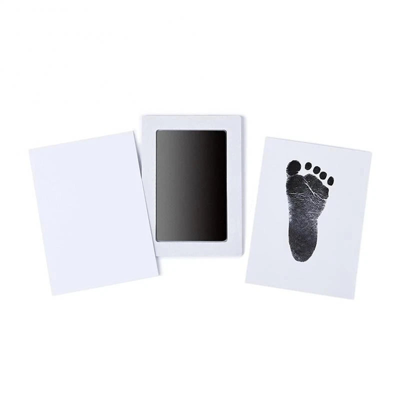 Baby Handprint & Footprint Inkless Ink Pad Kit – Mess-Free Newborn Keepsake (Single Pad Set)