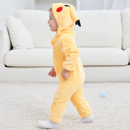 2024 Baby Kigurumi Stitch Dinosaur Cartoon Romper Infant Kids Animal Pajamas Jumpsuit Christmas Girls Boys Anime Cosplay Costume