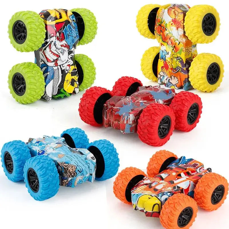 Double-Sided Stunt Cars – Turn Basic Car Play into Wild Flip-Stunt Sessions