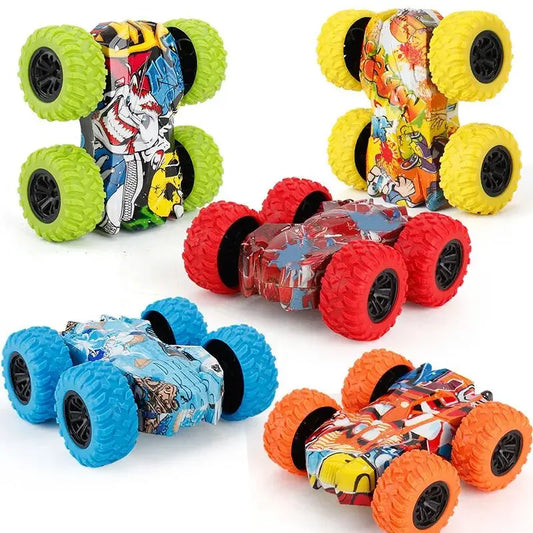 Double-Sided Stunt Cars – Turn Basic Car Play into Wild Flip-Stunt Sessions