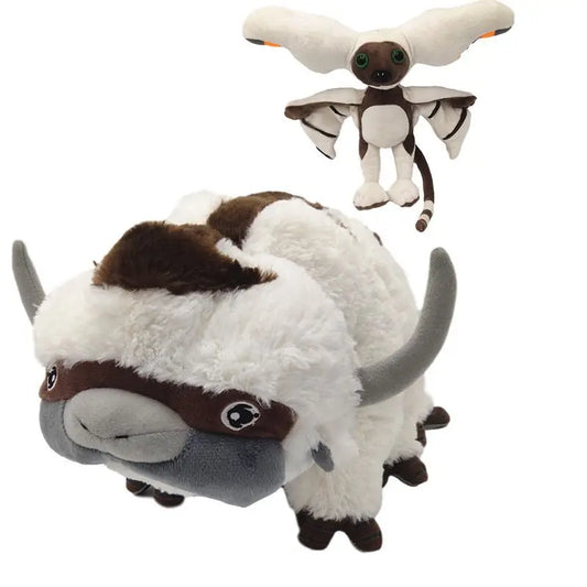 Anime Avatar the Last Airbender Appa Plush Toys Avatar Appa Momo Plush Soft Stuffed Animals Toy Gifts for Children Kids