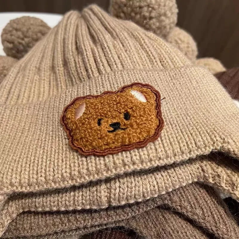 Baby Bear Earflap Beanie — Cozy Winter Hat That Keeps Tiny Ears Warm & Adorably Covered