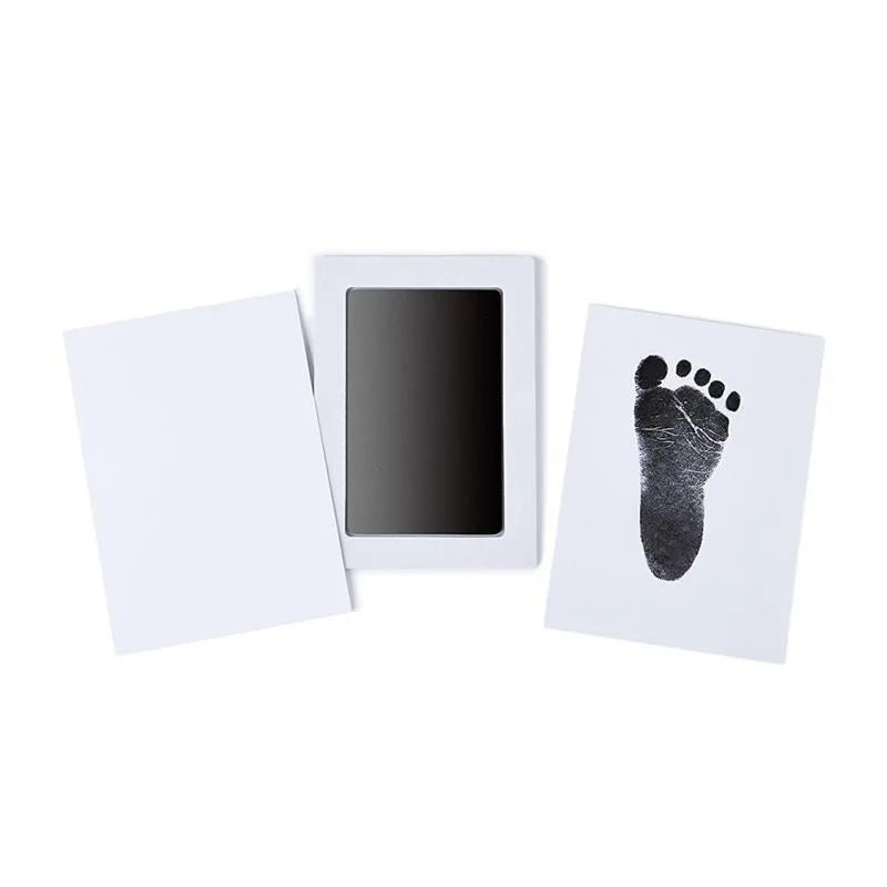 Baby Handprint & Footprint Inkless Ink Pad Kit – Mess-Free Newborn Keepsake (Single Pad Set)