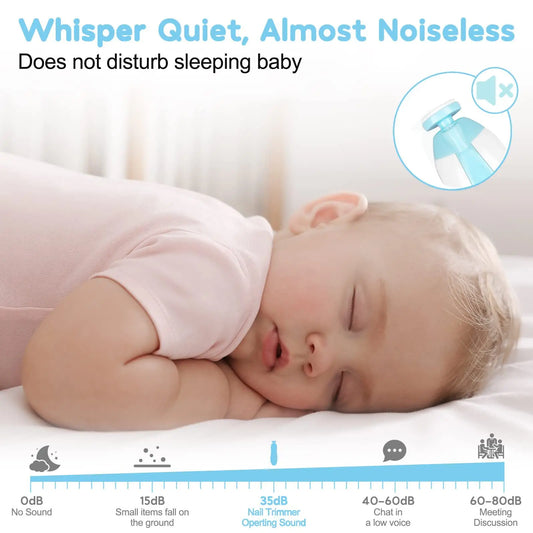Electric Baby Nail Trimmer Kit – Turn Stressful Nail Trims into Quiet Moments