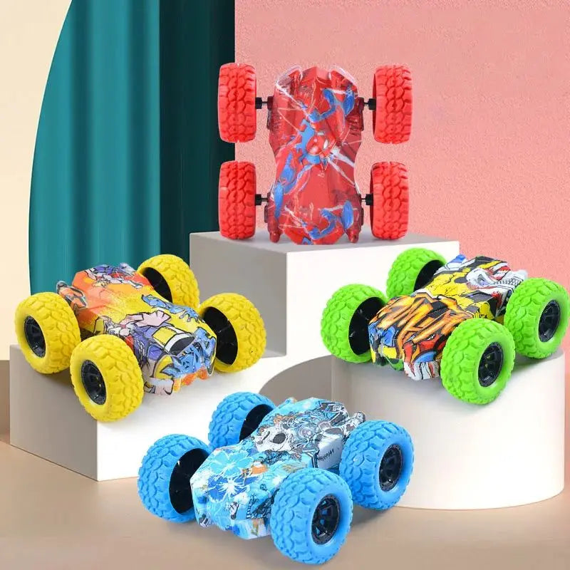 Double-Sided Stunt Cars – Turn Basic Car Play into Wild Flip-Stunt Sessions