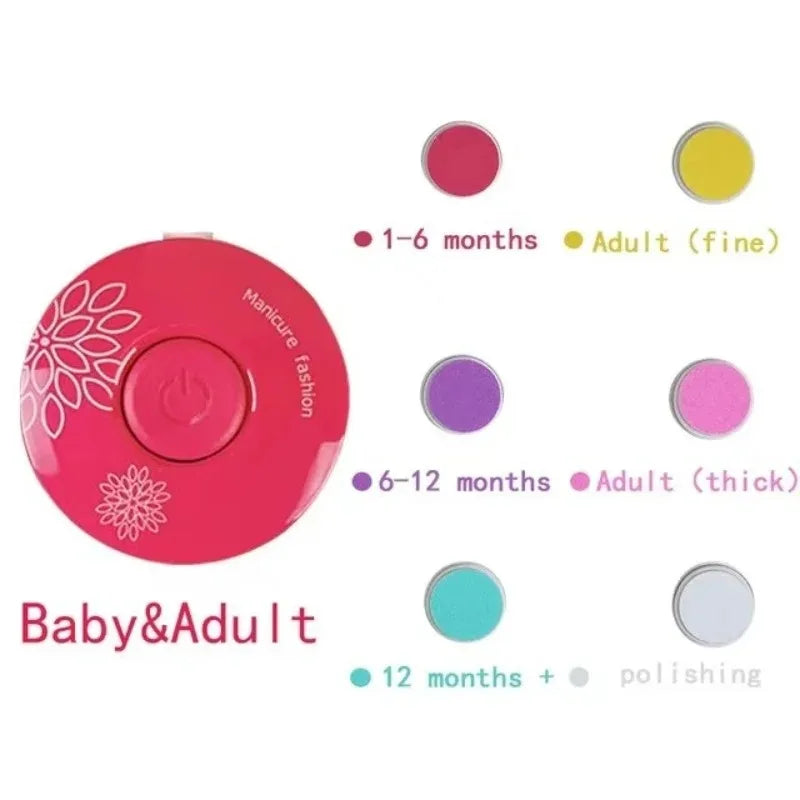 Electric Baby Nail Trimmer – Safe, Gentle Nail File for Newborns & Toddlers