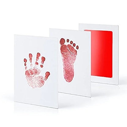 Baby Handprint & Footprint Inkless Ink Pad Kit – Mess-Free Newborn Keepsake (Single Pad Set)