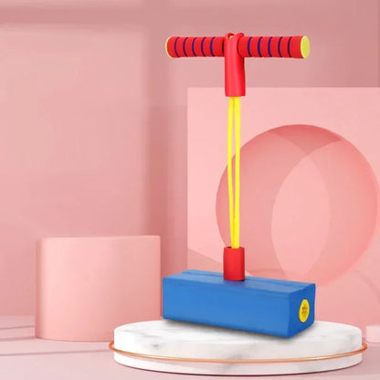 Foam Pogo Jumper& Boomerang For Kids – Indoor & Outdoor Squeaky Jumping Toy