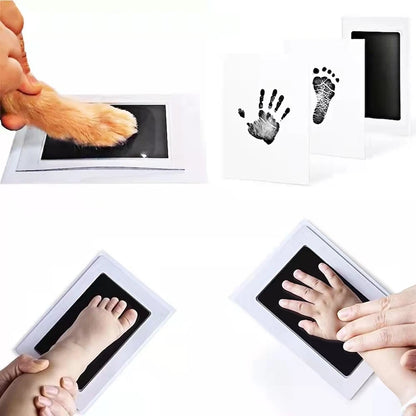 Baby Handprint & Footprint Inkless Ink Pad Kit – Mess-Free Newborn Keepsake (Single Pad Set)