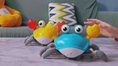Crawling Crab Baby Toy – Tummy Time Chase Toy That Encourages Crawling